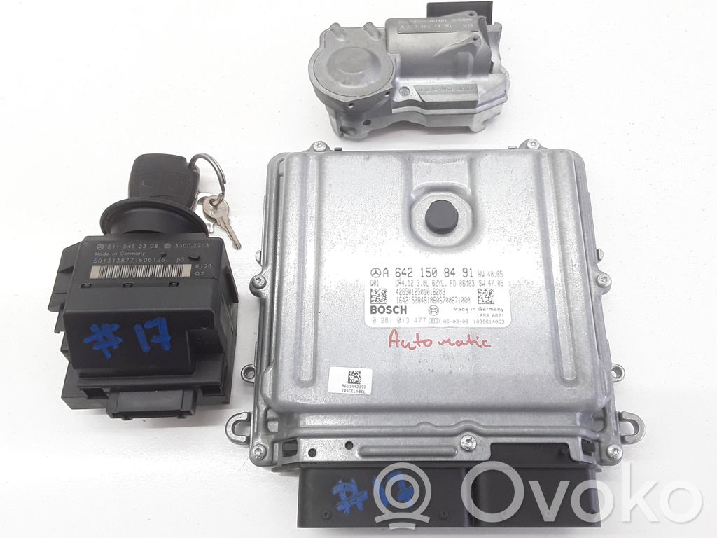 Mercedes-Benz E W211 Engine ECU kit and lock set 