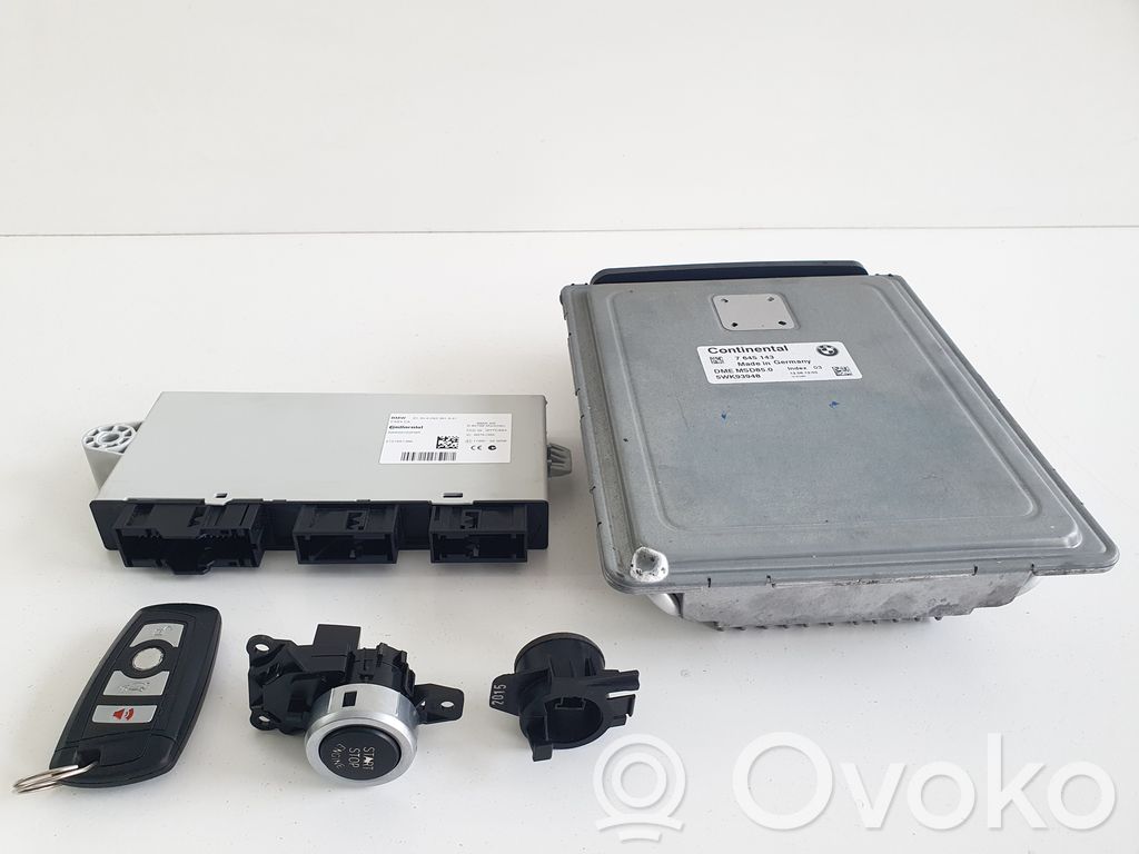 BMW 5 F10 F11 Engine ECU kit and lock set 