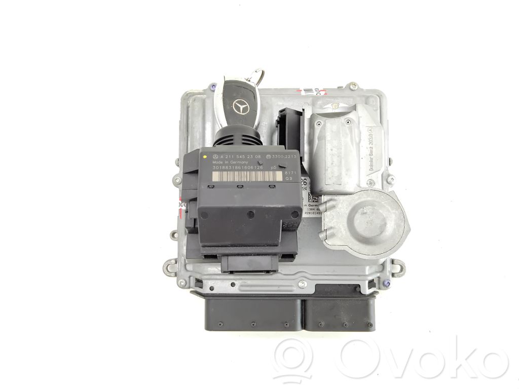 Mercedes-Benz E W211 Engine ECU kit and lock set 