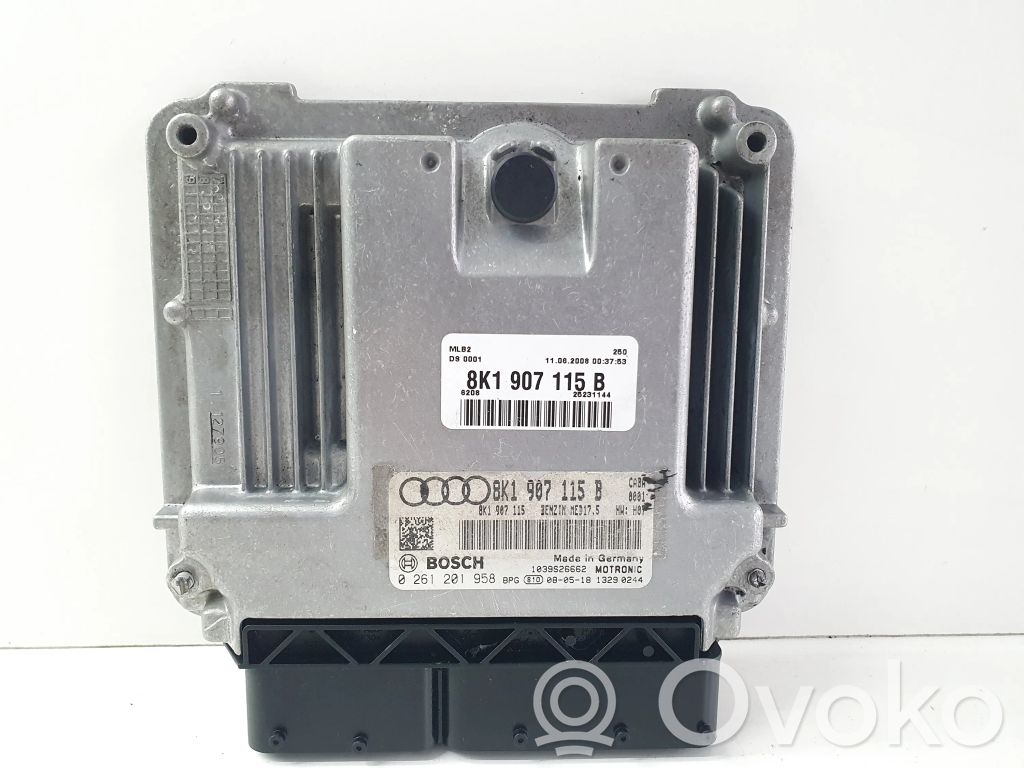Engine control unit/module   8K1907115B,0261201958
