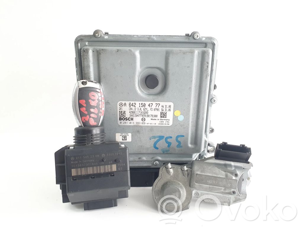 Mercedes-Benz E W211 Engine ECU kit and lock set 