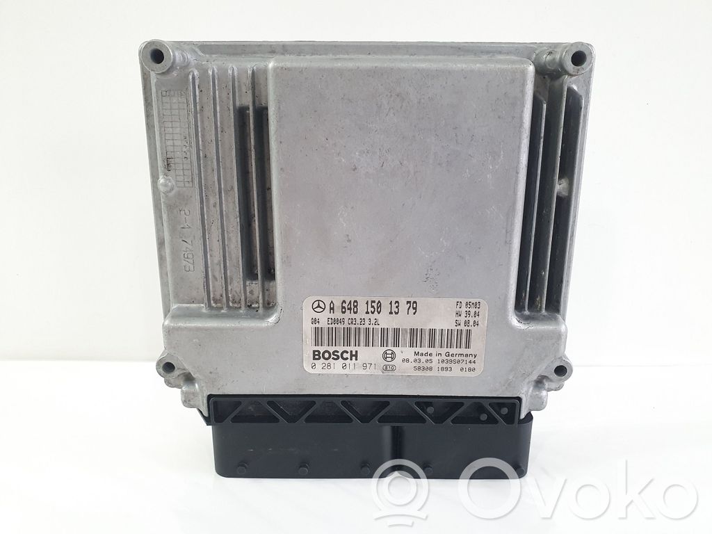 Engine control unit/module   A6481501379,0281011971