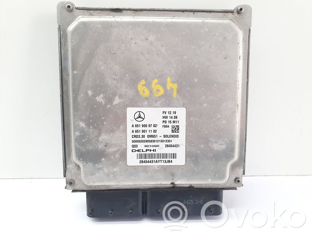 Mercedes-Benz CLA C117 X117 W117 Engine control unit/module 