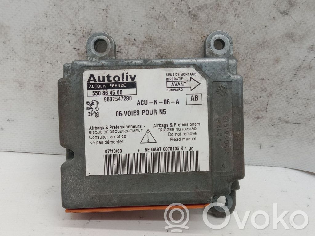 Peugeot 306 Unidad de control/módulo del Airbag 