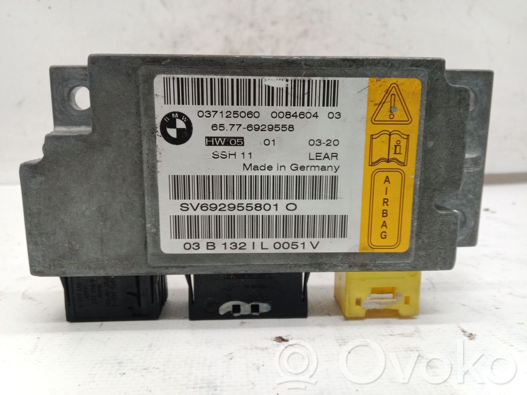 Unidad de control/módulo del Airbag   65776929558