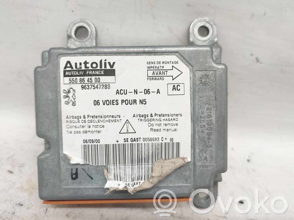 Peugeot 306 Unidad de control/módulo del Airbag 