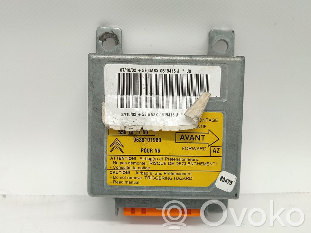 Citroen Xsara Module de contrôle airbag