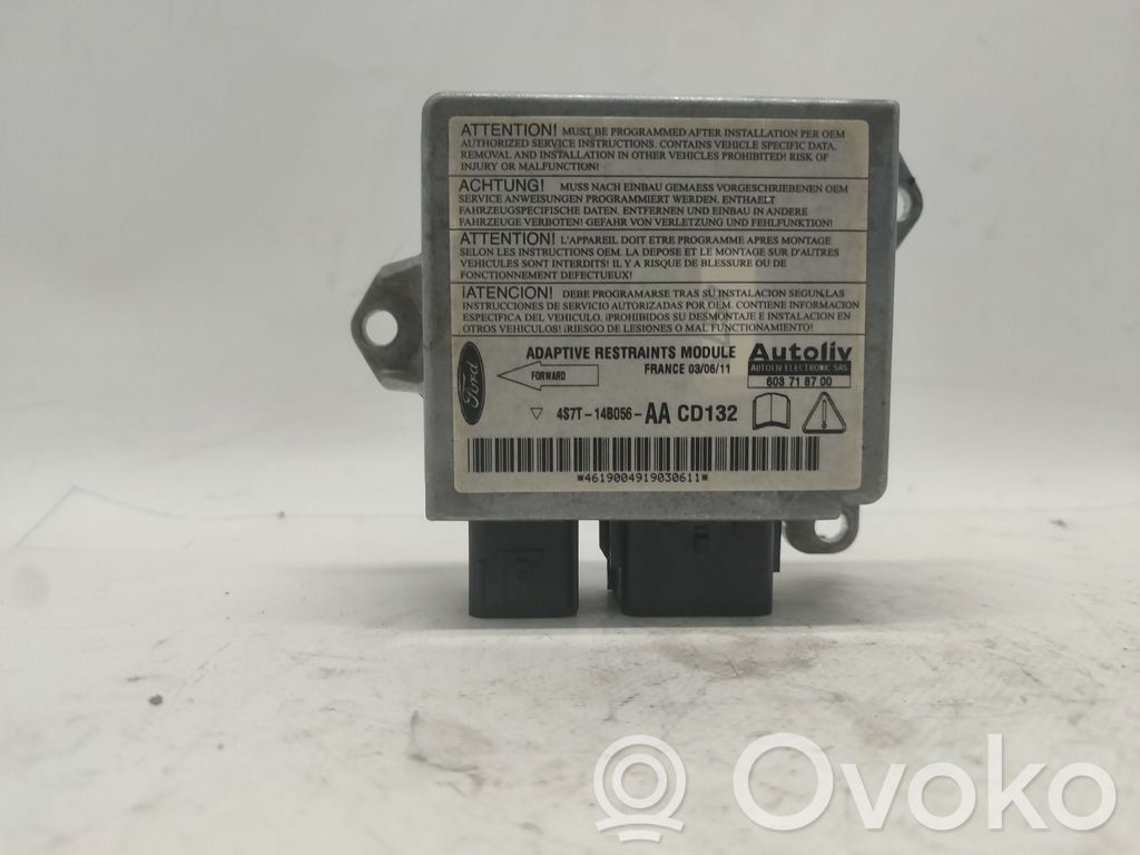 Centralina/modulo airbag   1318181,4S7T14B056AA