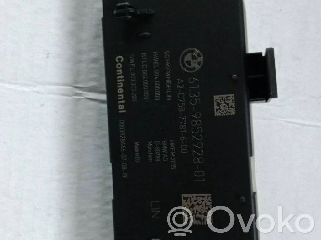 Tailgate/trunk control unit/module   9852928