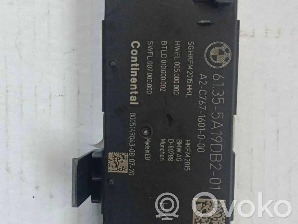 Unidad de control/módulo del maletero/compartimiento de carga   5A19DB2,A2C7671601000