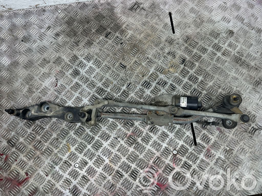 BMW 5 E60 E61 Mechanizm i silniczek wycieraczek szyby przedniej / czołowej 