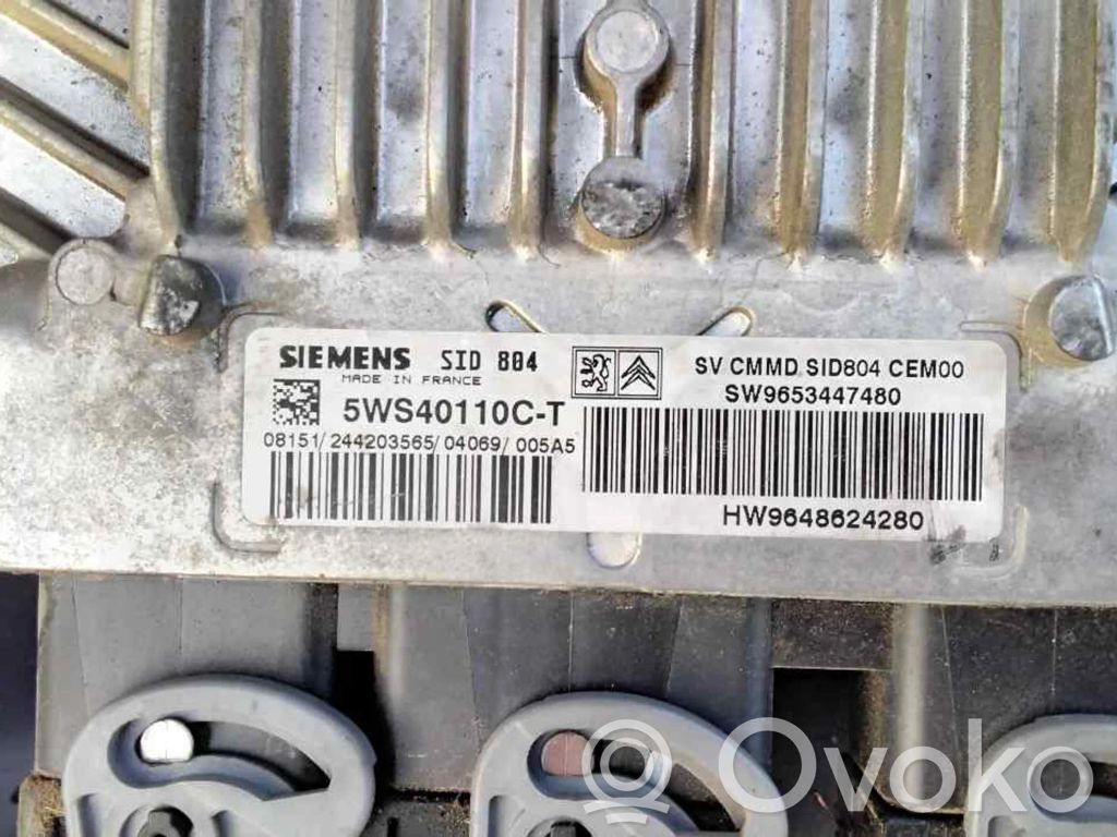 Citroen C3 Pluriel Moottorin ohjainlaite/moduuli 
