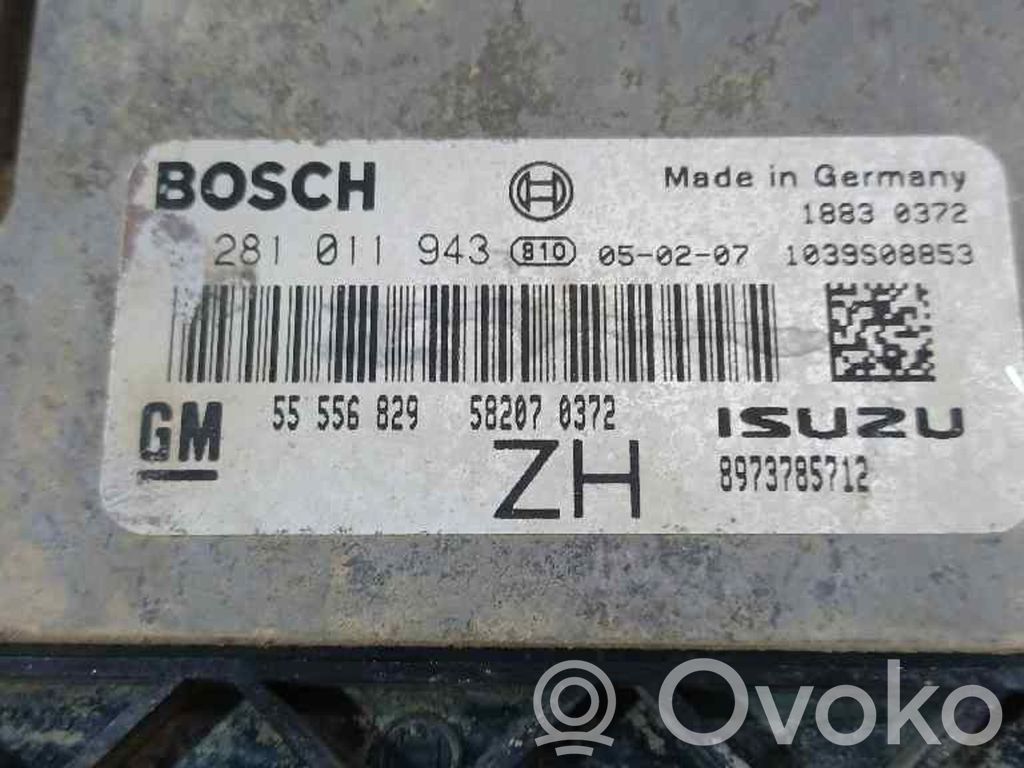 Opel Astra H Engine control unit/module 