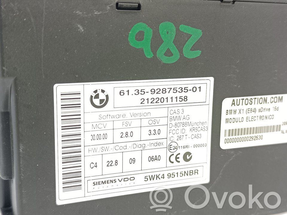 BMW X1 E84 Other control units/modules 