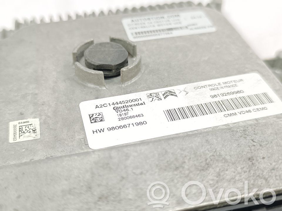 Citroen C4 II Engine control unit/module 