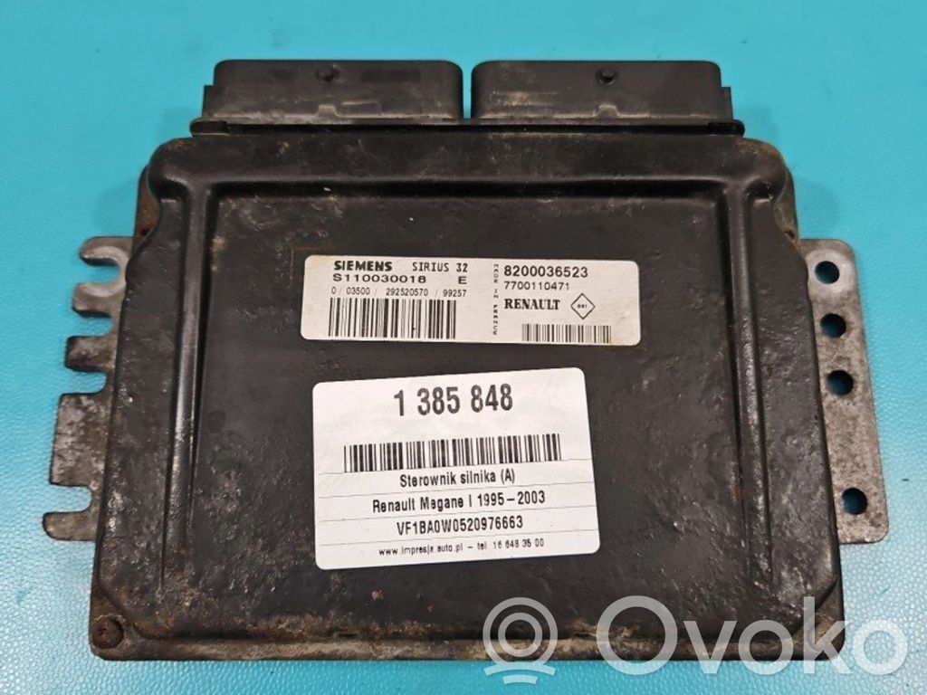 Renault Megane I Engine control unit/module ECU 