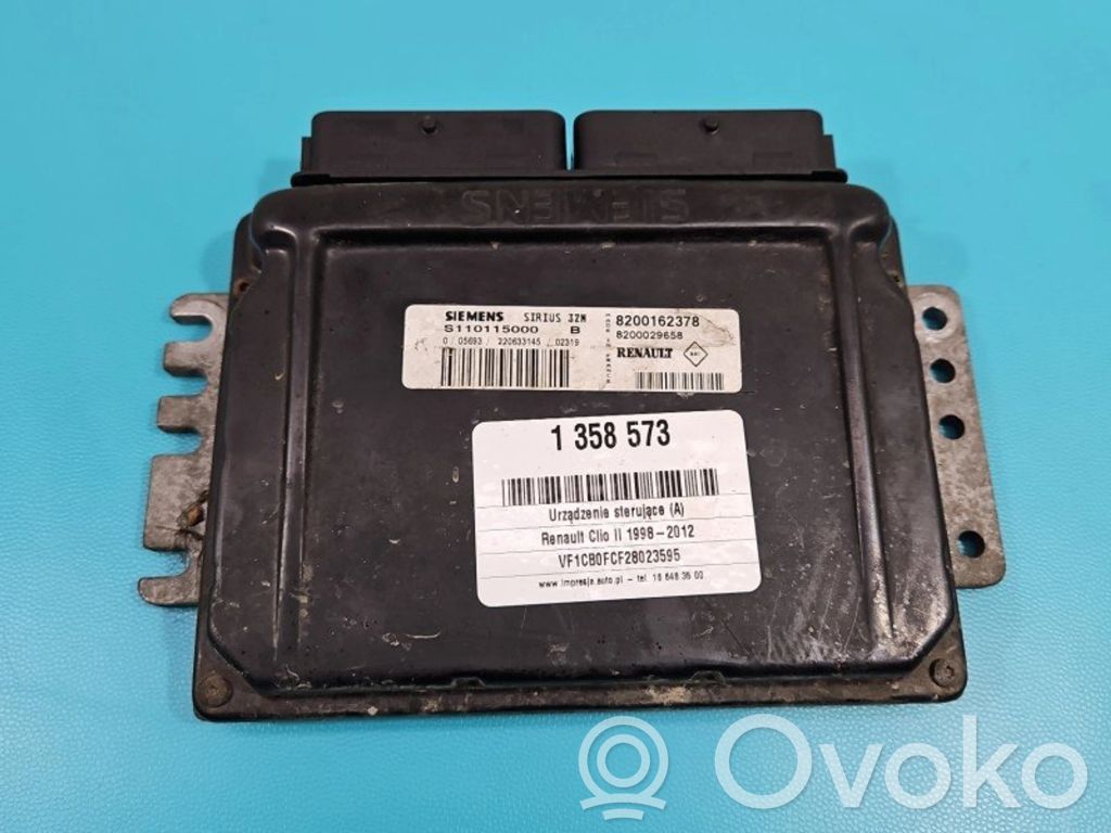 Renault Clio II Engine control unit/module ECU 