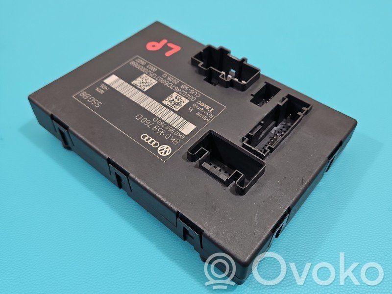 Audi A4 S4 B8 8K Module de contrôle carrosserie centrale 