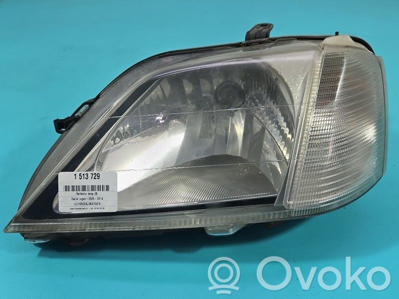 Dacia Logan I Phare frontale 