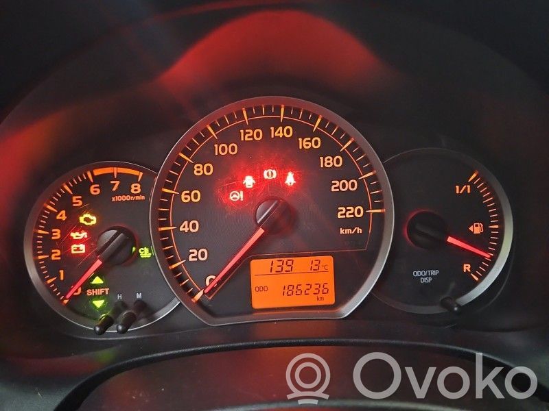 Toyota Yaris Vitezometru (grup de instrumente) 
