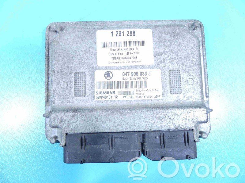 Skoda Fabia Mk1 (6Y) Engine control unit/module ECU 