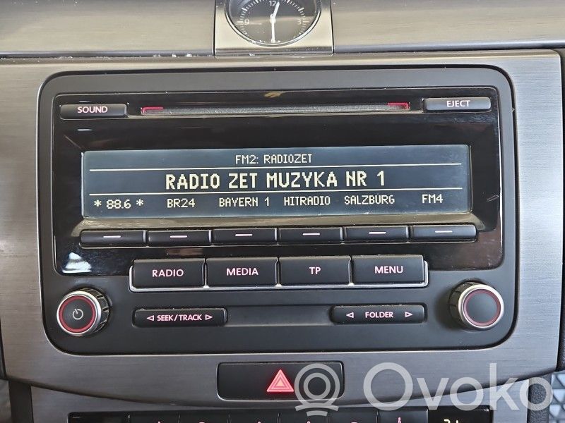 Volkswagen PASSAT B7 Unitate principală radio/CD/DVD/GPS 