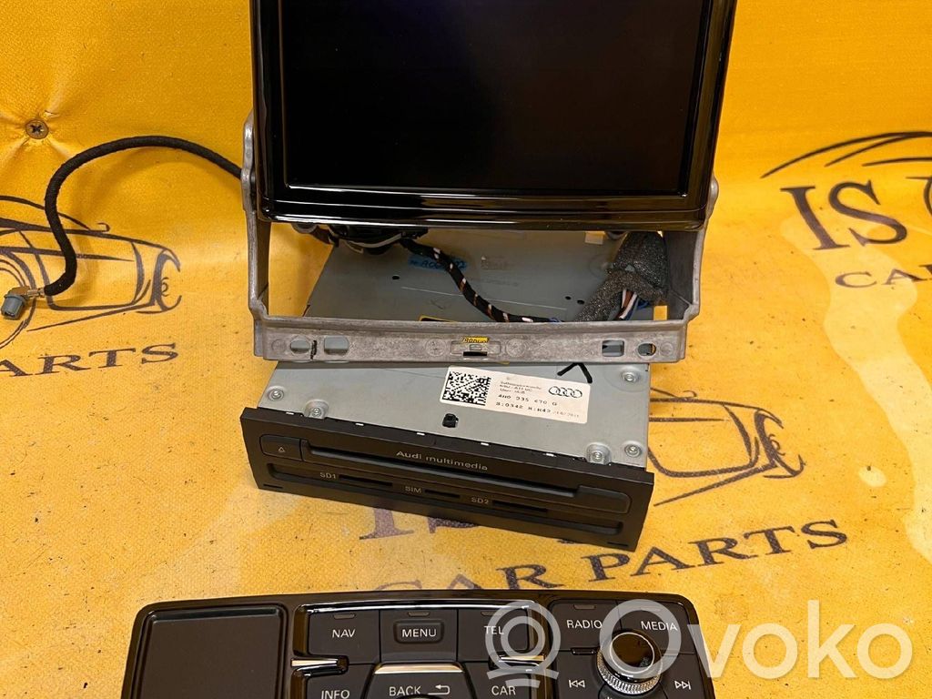 Audi A8 S8 D4 4H Konsola środkowa / Radio / GPS 