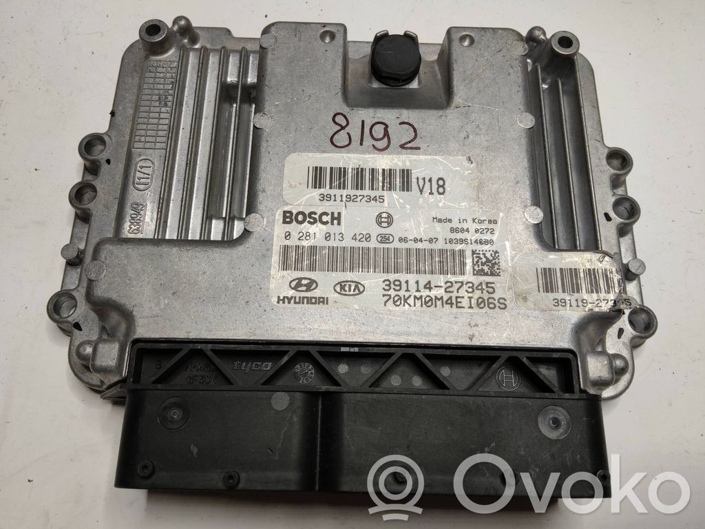 Engine control unit/module   3911927345,3911427345,0281013420