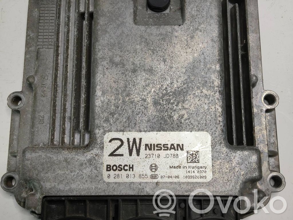 Nissan Qashqai Engine control unit/module 