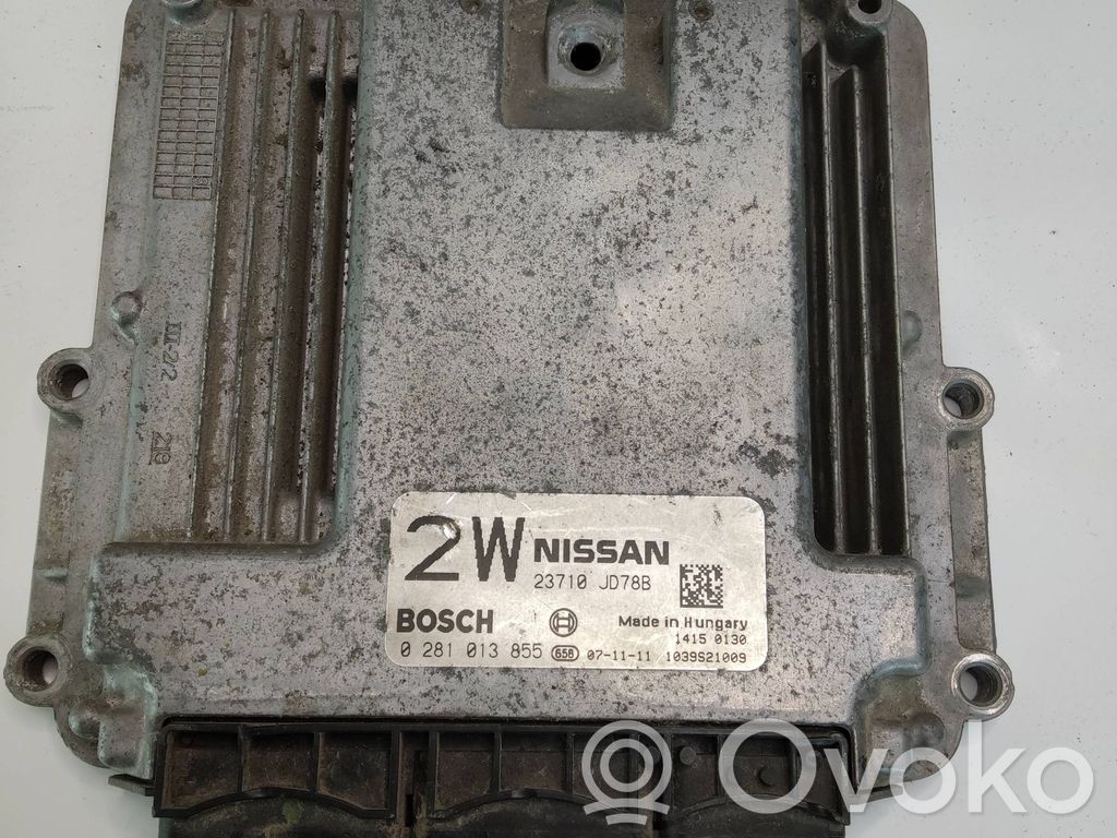 Nissan Qashqai Engine control unit/module 