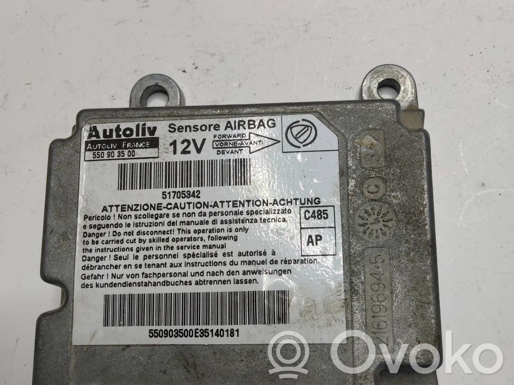 Fiat Doblo Airbag control unit/module 