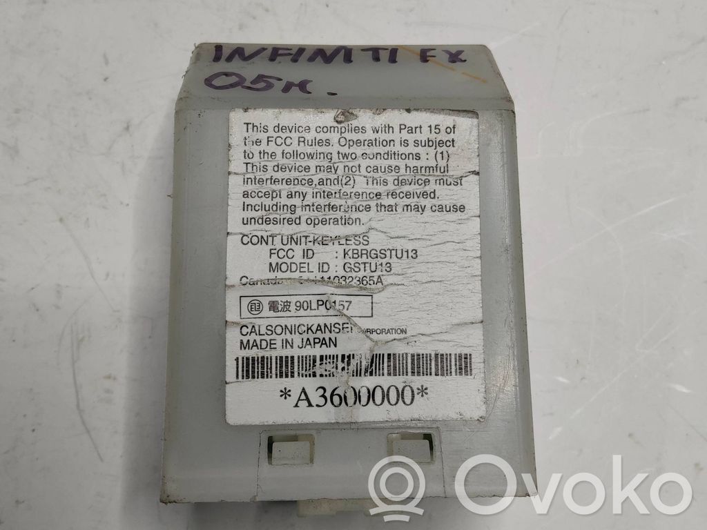 Infiniti FX Other control units/modules 