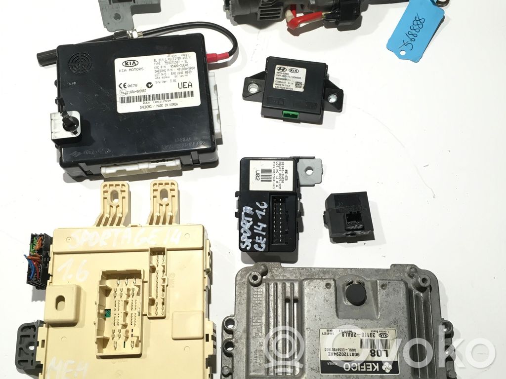 KIA Sportage Engine ECU kit and lock set 