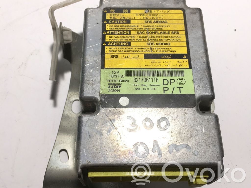 Lexus RX 300 Airbag control unit/module 