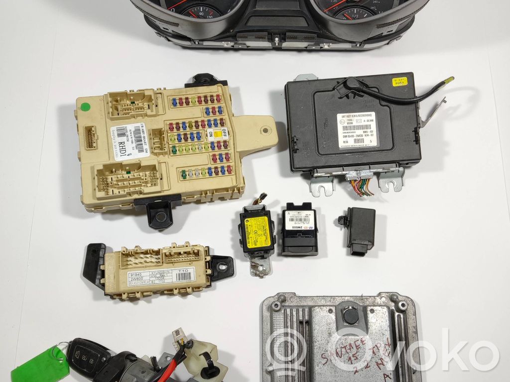 Hyundai Santa Fe Engine ECU kit and lock set 