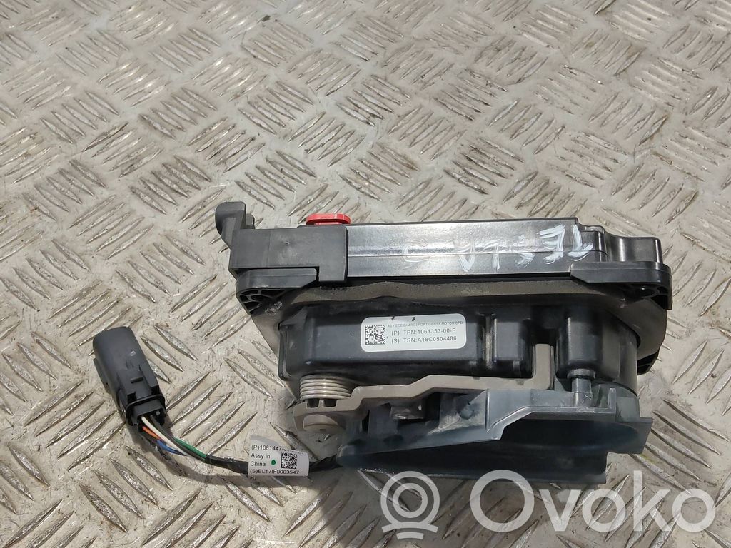 Tesla Model S Electric car charge socket 