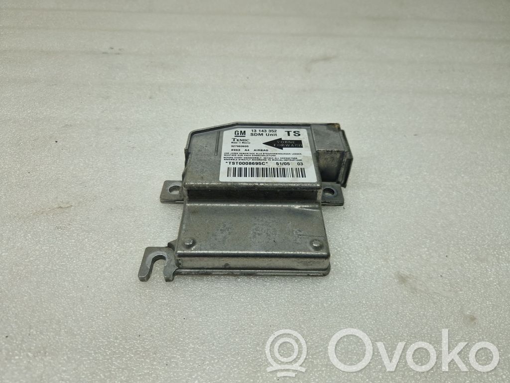 Opel Combo C Airbag control unit/module 