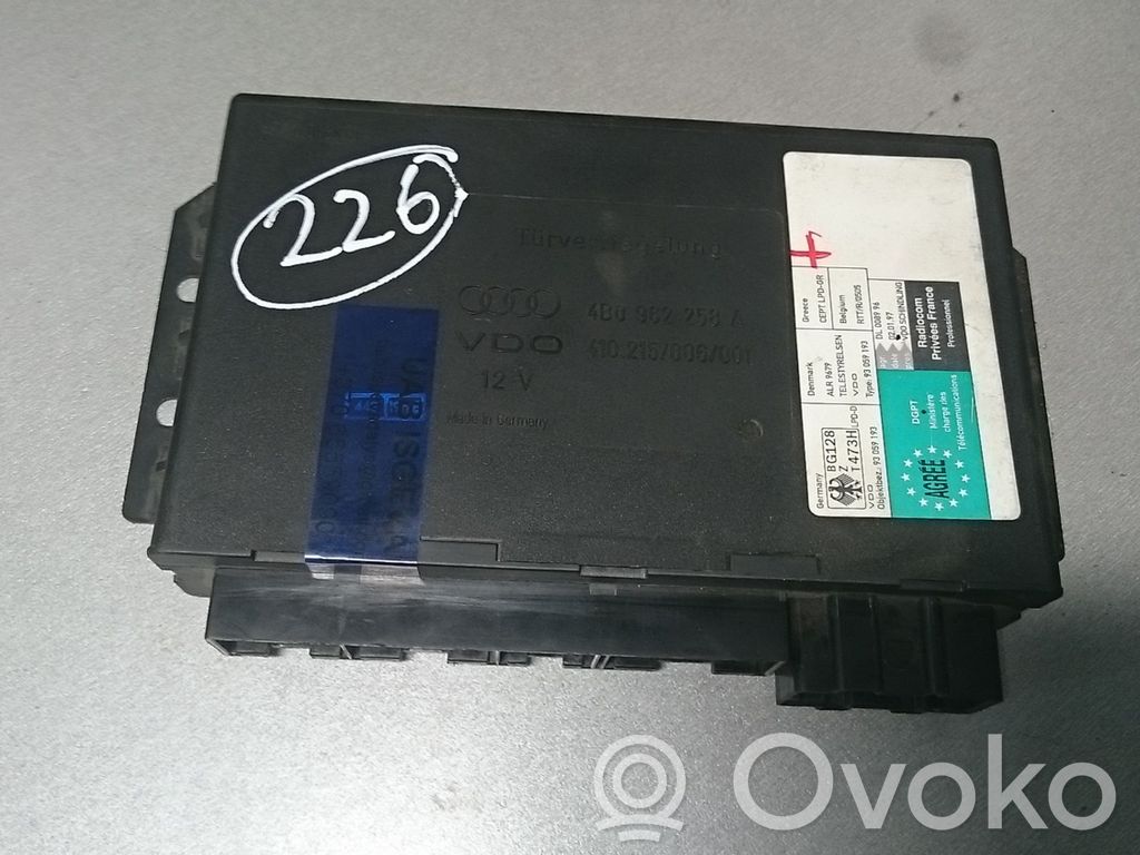 Module confort   4B0962258A,410215006001