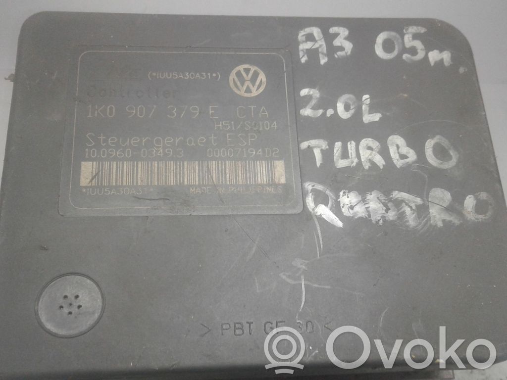 Audi A3 S3 A3 Sportback 8P Bomba de ABS 