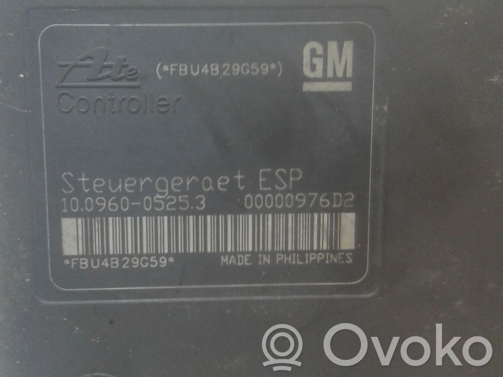 Opel Astra H Bomba de ABS 
