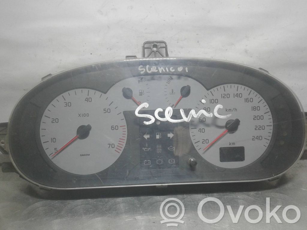 Renault Scenic I Speedometer (instrument cluster) 