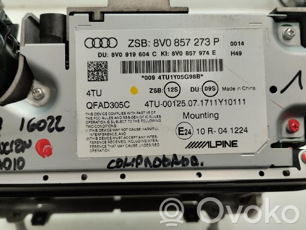 Audi A3 S3 8V Monitor/display/piccolo schermo