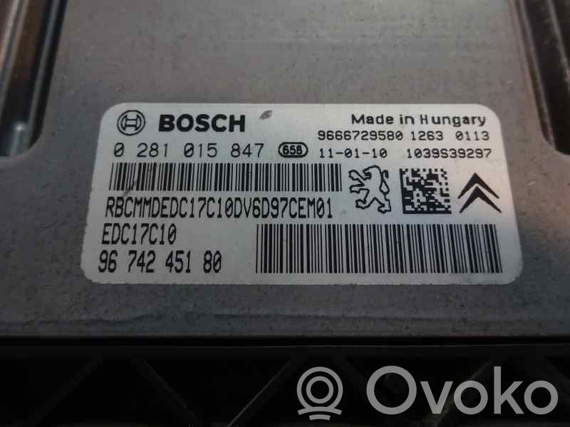 Sterownik / Moduł ECU   9674245180