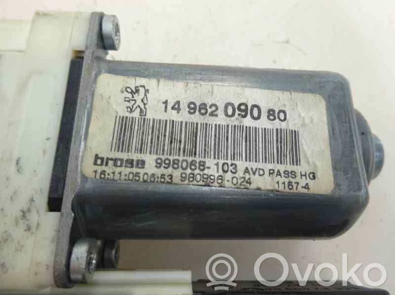 Peugeot 807 Silnik regulatora szyby drzwi przednich 
