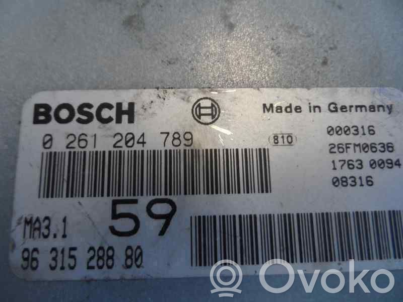 Citroen Berlingo Engine control unit/module 
