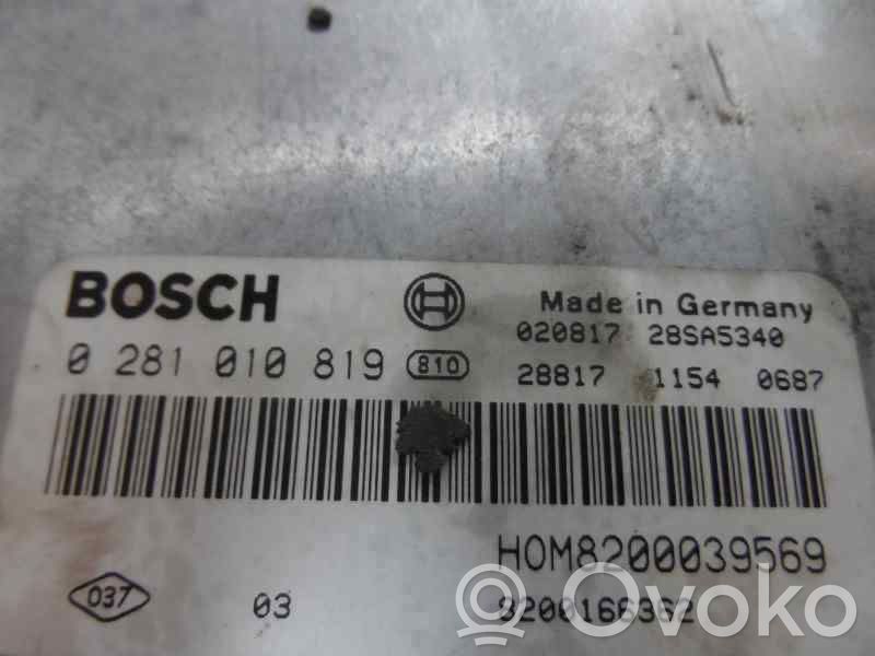 Sterownik / Moduł ECU   0281010819