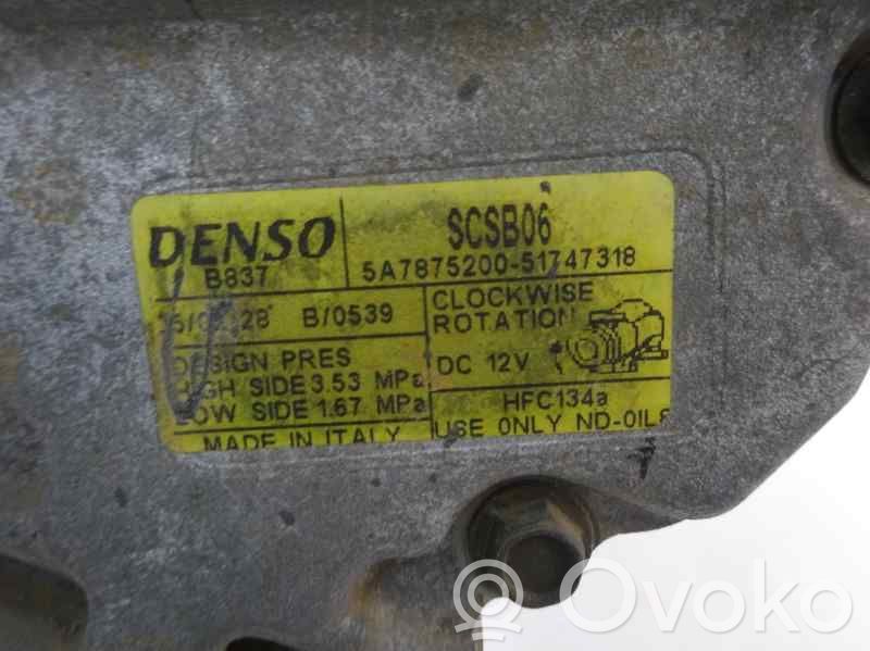 Fiat Punto (188) Air conditioning (A/C) compressor (pump) 