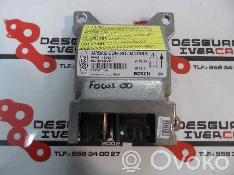 Unidad de control/módulo del Airbag   98AG14B056AF