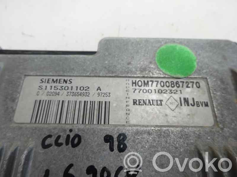 Renault Clio II Engine control unit/module 