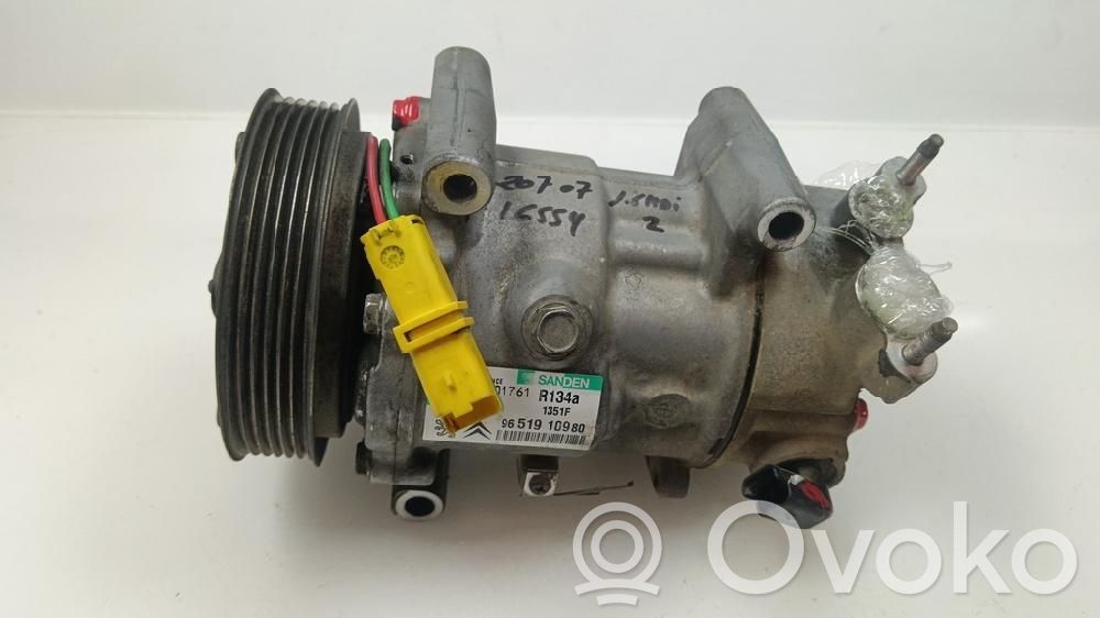 Peugeot 207 Compressore aria condizionata (A/C) (pompa)